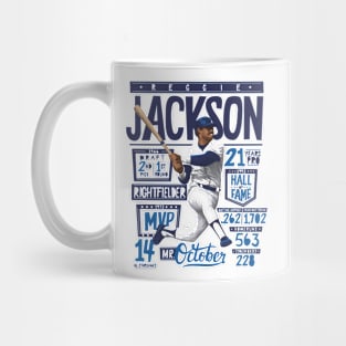Reggie Jackson New York Y Stats Mug